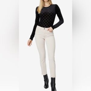 AG The Stevie Slim Straight Ankle Jeans - Beige - Size 29